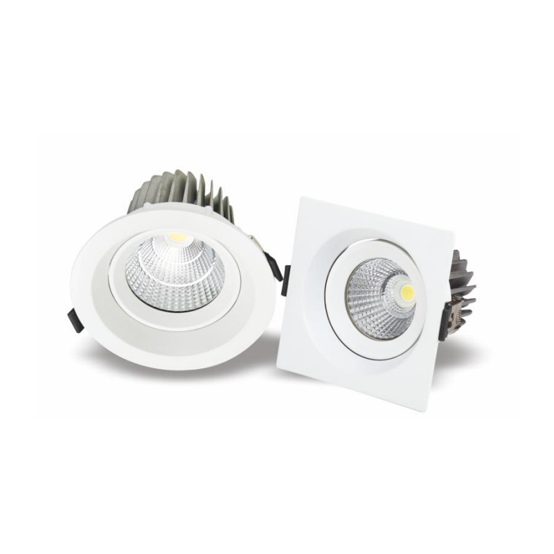 Square/Round Adjustable Recessed LED Spotlights 