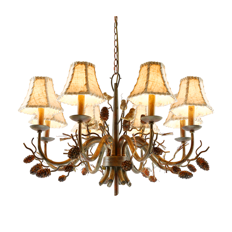  3/6/8 heads country lamps retro design for home lighting